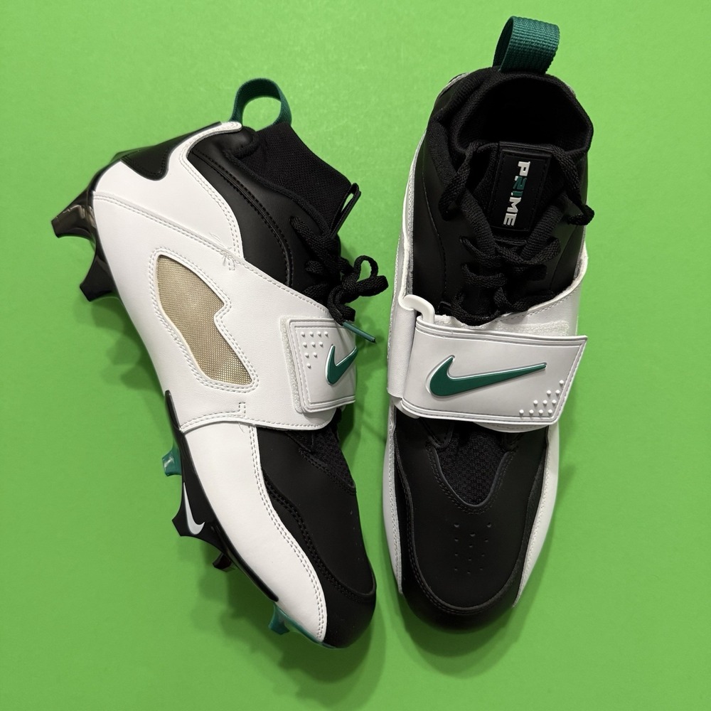 Nike Air Diamond Turf Football Cleats 93 TD Mystic Green HF5298-102 Size 11.5